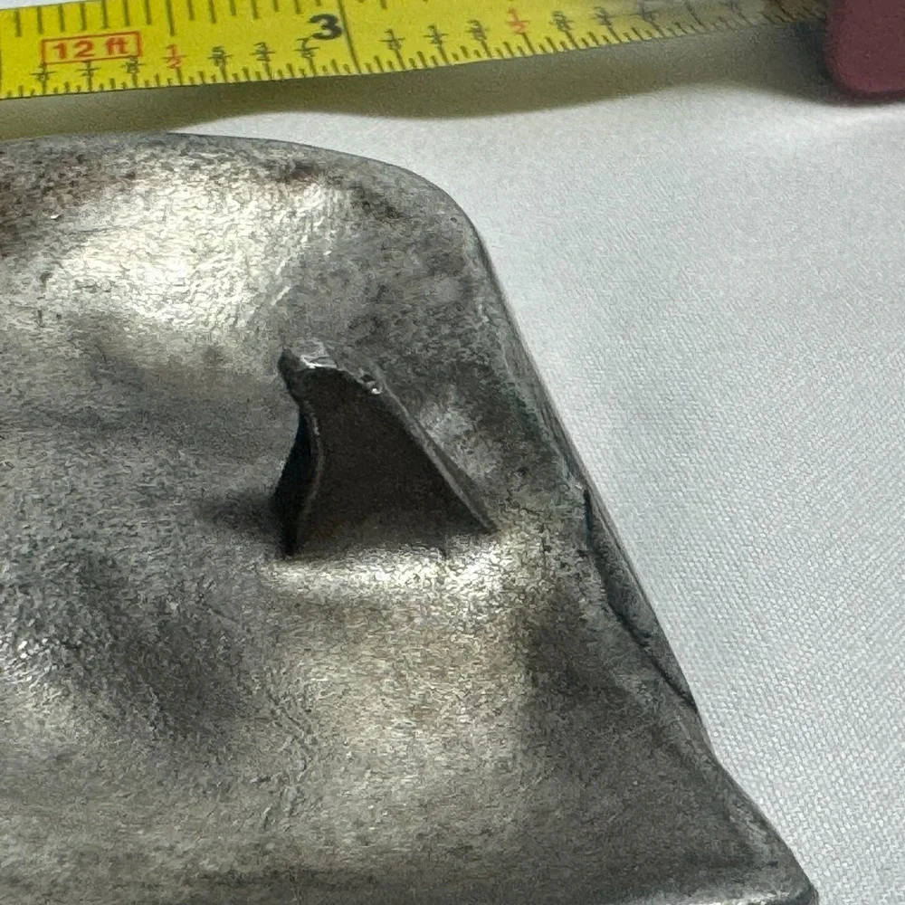 Vintage Heritage Pewter Belt Buckle1009 Ocean Scene Sunset Seagul‎ 3D